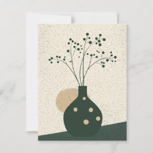 Dot Dot Flower #017 Postcard