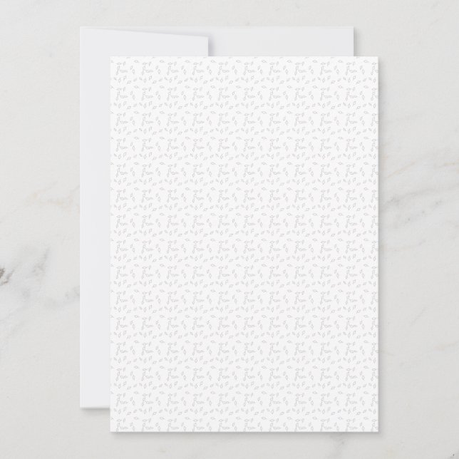 Dot, Dove Grey Invitation (Front)