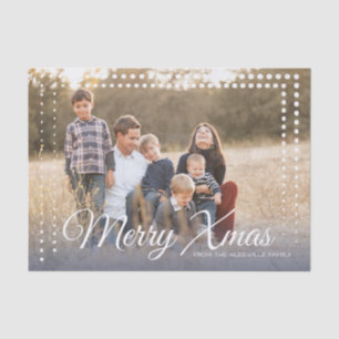 Dot Frame - Christmas - Tissue Paper