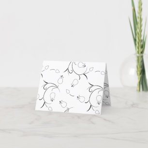 Dot, Grey Goose Folded Thank You Card