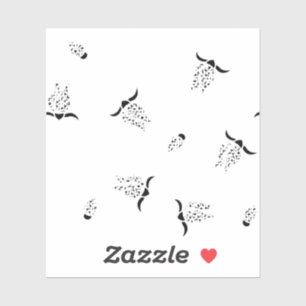 Dot, Grey Nickel Custom-Cut Vinyl Sticker