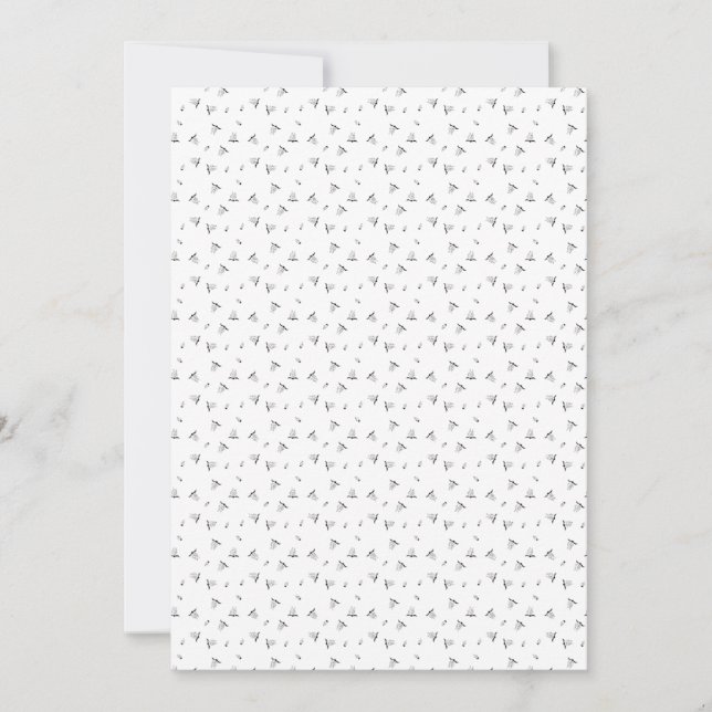 Dot, Grey Nickel Invitation (Front)