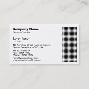 Dot Motif Business Card