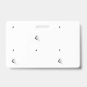 Dot, Pale Grey ID Badge