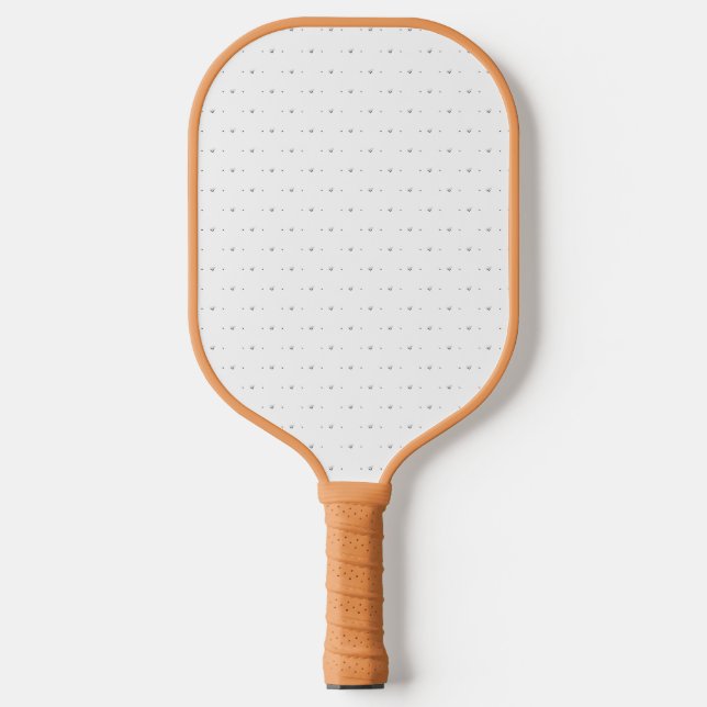 Dot, Pale Grey Pickleball Paddle (Front)