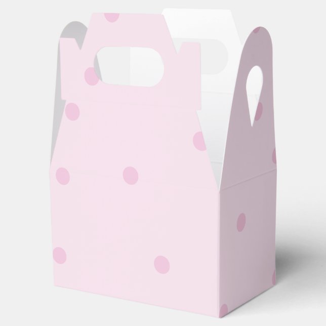 Dot Pattern Favour Box (Opened)