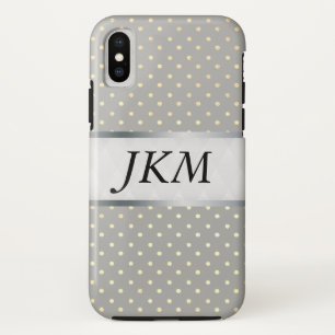 dot pattern stylish iPhone XS case