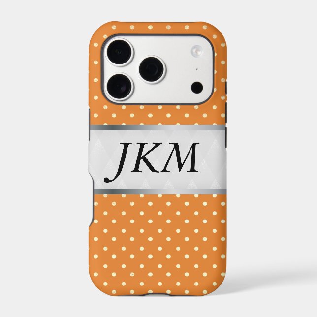 dot pattern stylish (orange) (Back)
