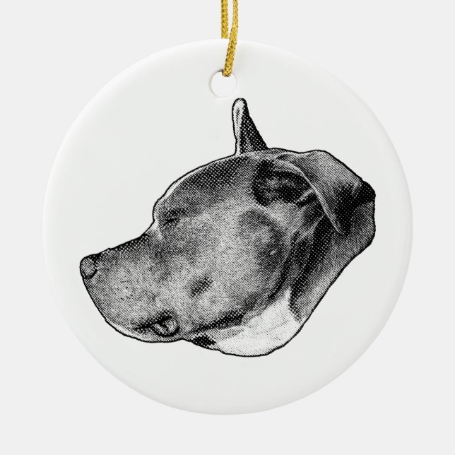dot-profile loyalty ceramic tree decoration (Front)