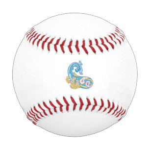 Dot, Sherpa Blue, Golden Sand Design Baseball
