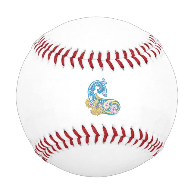 Dot, Sherpa Blue, Golden Sand Design Baseball (Front)