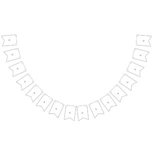 Dot, Sherpa Blue, Golden Sand Design Bunting