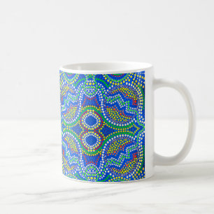 Dot SmArt Fabirc Designs by Gina Rose Coffee Mug