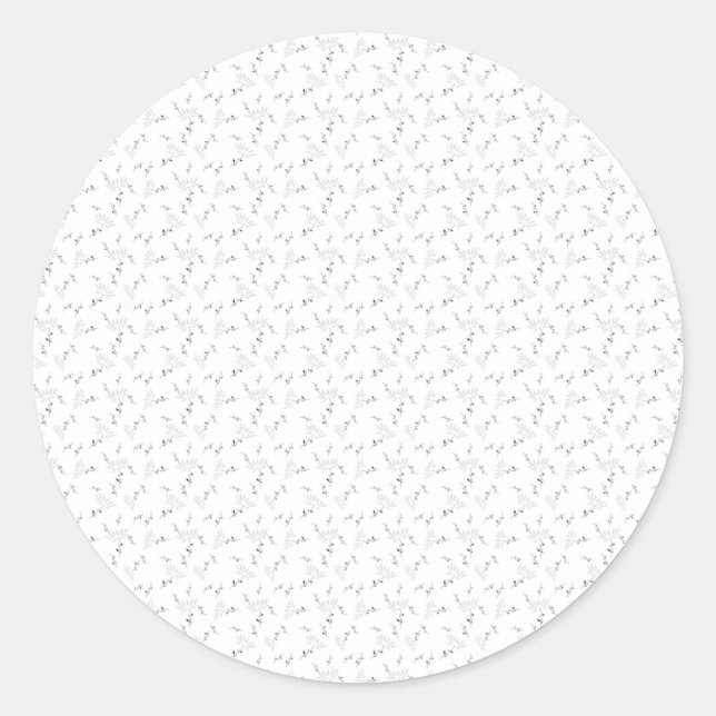 Dot, Snow Drift Classic Round Sticker (Front)
