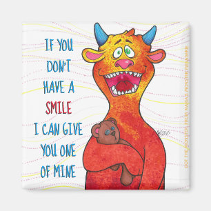 Dot the Monster, magnet