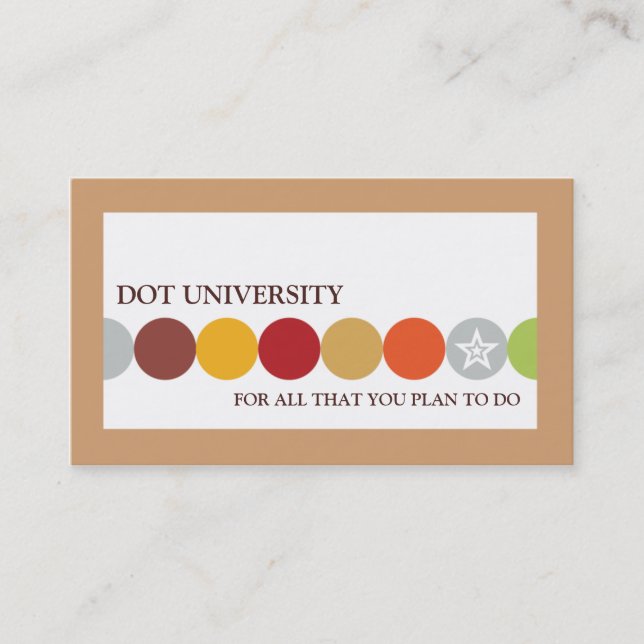 Dot U Business Cards (Front)