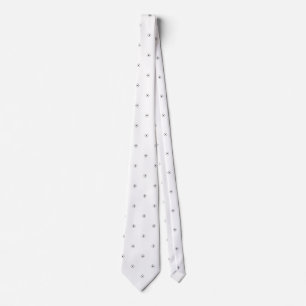 Dot, White Smoke Tie