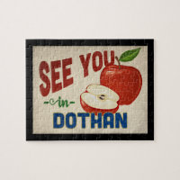 Dothan Alabama Apple - Vintage Travel