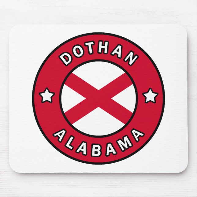 Dothan Alabama Mouse Mat (Front)