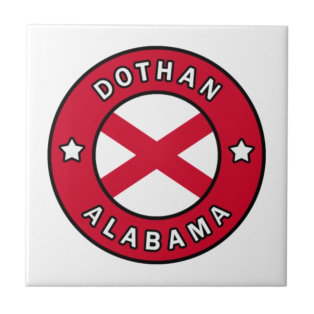 Dothan Alabama Tile (Front)