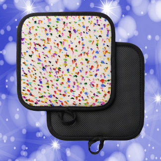 Dots Abstract Colourful Pattern Pot Holder