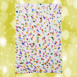 Dots Abstract Colourful Pattern Tea Towel<br><div class="desc">Do you like colourful kitchen accessories?  Do you like colourful kitchen towels?  This fun kitchen towel has an abstract pattern of green,  purple,  yellow,  red and blue dots originally done in marker.</div>