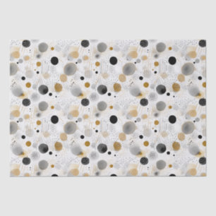 Dots Abstract Watercolor Geometric Pattern Tissue Paper