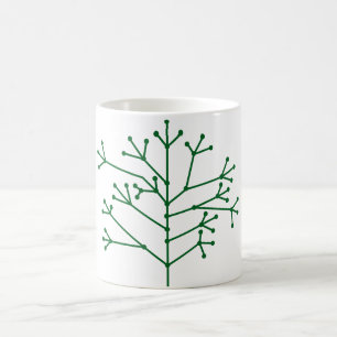 Dots and Dashes Pattern Coffee Mug