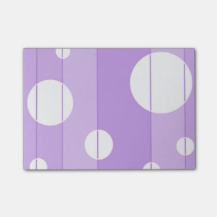 Dots and Stripes in FairytalePurple Post-it Notes