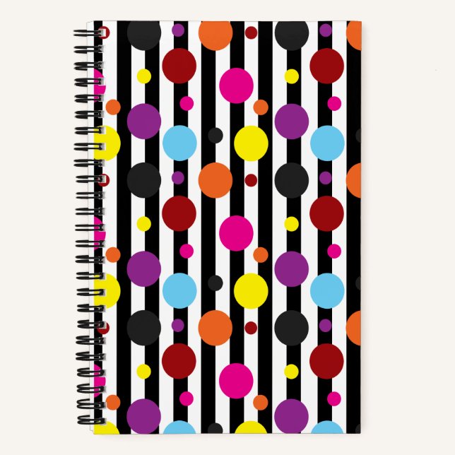 Dots And Stripes Notebook (Front)