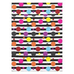 Dots And Stripes Tablecloth