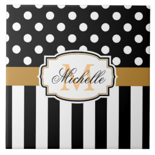 Dots and Stripes Tile