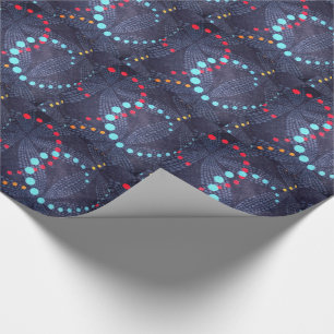 Dots and Swirls Wrapping Paper