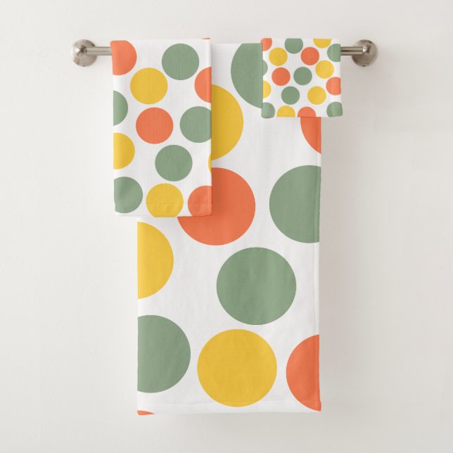 Dots  bath towel set (Insitu)