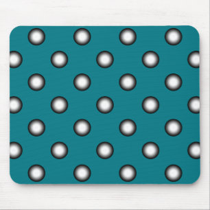 Dots black & white gradients + your backgr. & idea mouse mat