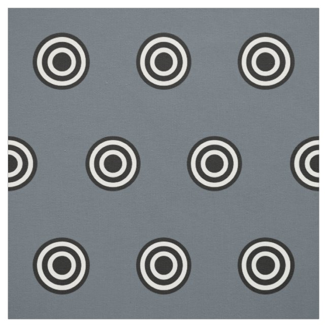 Dots black & white target + your backgr. & idea fabric (Swatch)