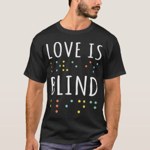 Dots Braille Alphabet Braille Language Love Braill T-Shirt
