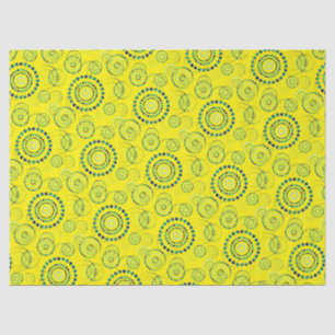 Dots Circle Power Flowers II + your backgr. & idea Tissue Paper