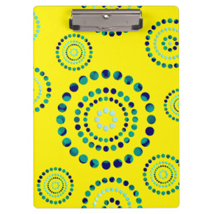 Dots Circle Power Flowers + your backgr. Clipboard