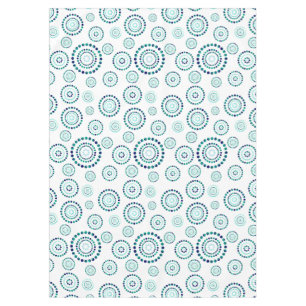 Dots Circle Power Flowers + your backgr. Tablecloth