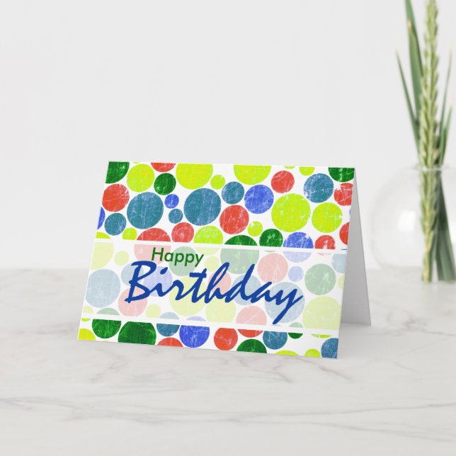 Dots - Customised Card (Front)