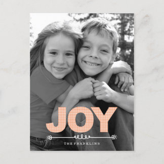 DOTS Holiday Photo Cards Postcard