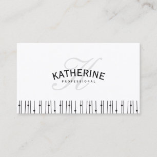 Dots Lines Patterns Business Card