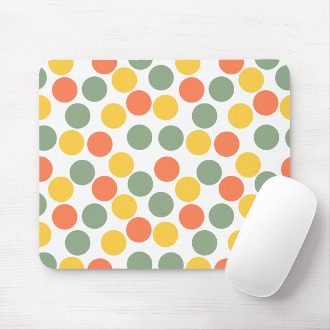Dots  mouse mat (With Mouse)