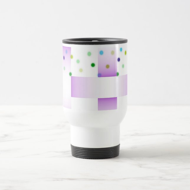 Dots `n Weave Travel Mug (Center)