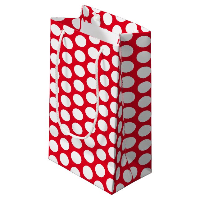 Dots Nice Polka Dots Gift Bag (Front Angled)