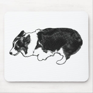 Dots of focus, paws of calm mouse mat