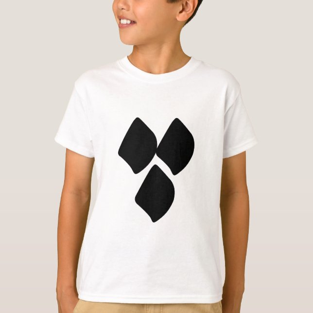 Dots of Love - Black T-Shirt (Front)