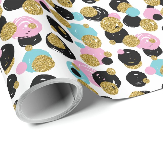 Dots Pattern 10 Wrapping Paper (Roll Corner)