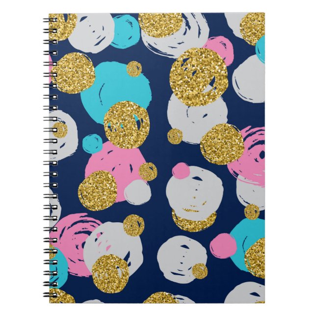 Dots Pattern 11 Notebook (Front)